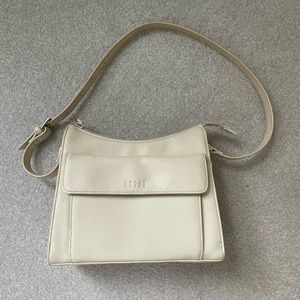 Vintage Liz Claiborne “Crazy Horse” Purse, Off White